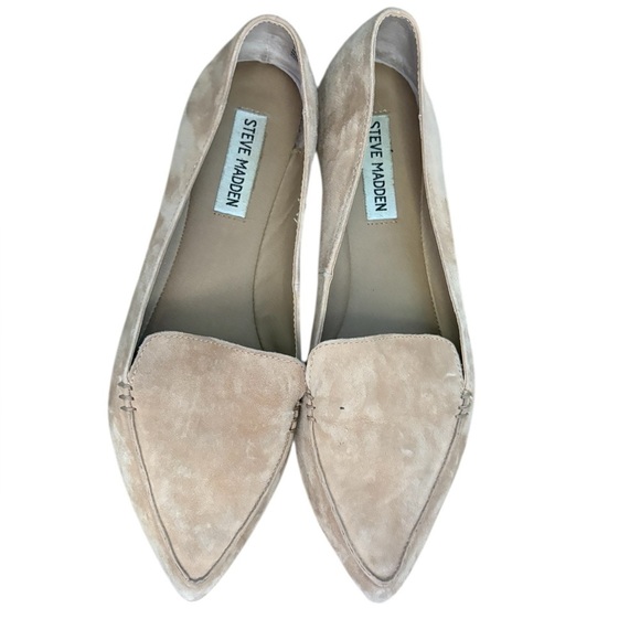 Steve Madden Shoes - Steve Madden Cream tan Pointed Loafers flats sz 8M preloved